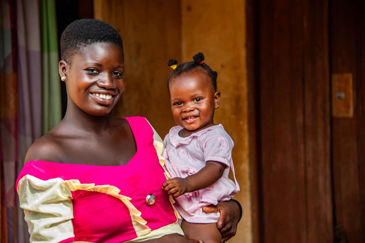 Une jeune femme du Togo bénéficiaire du programme de survie de Compassion