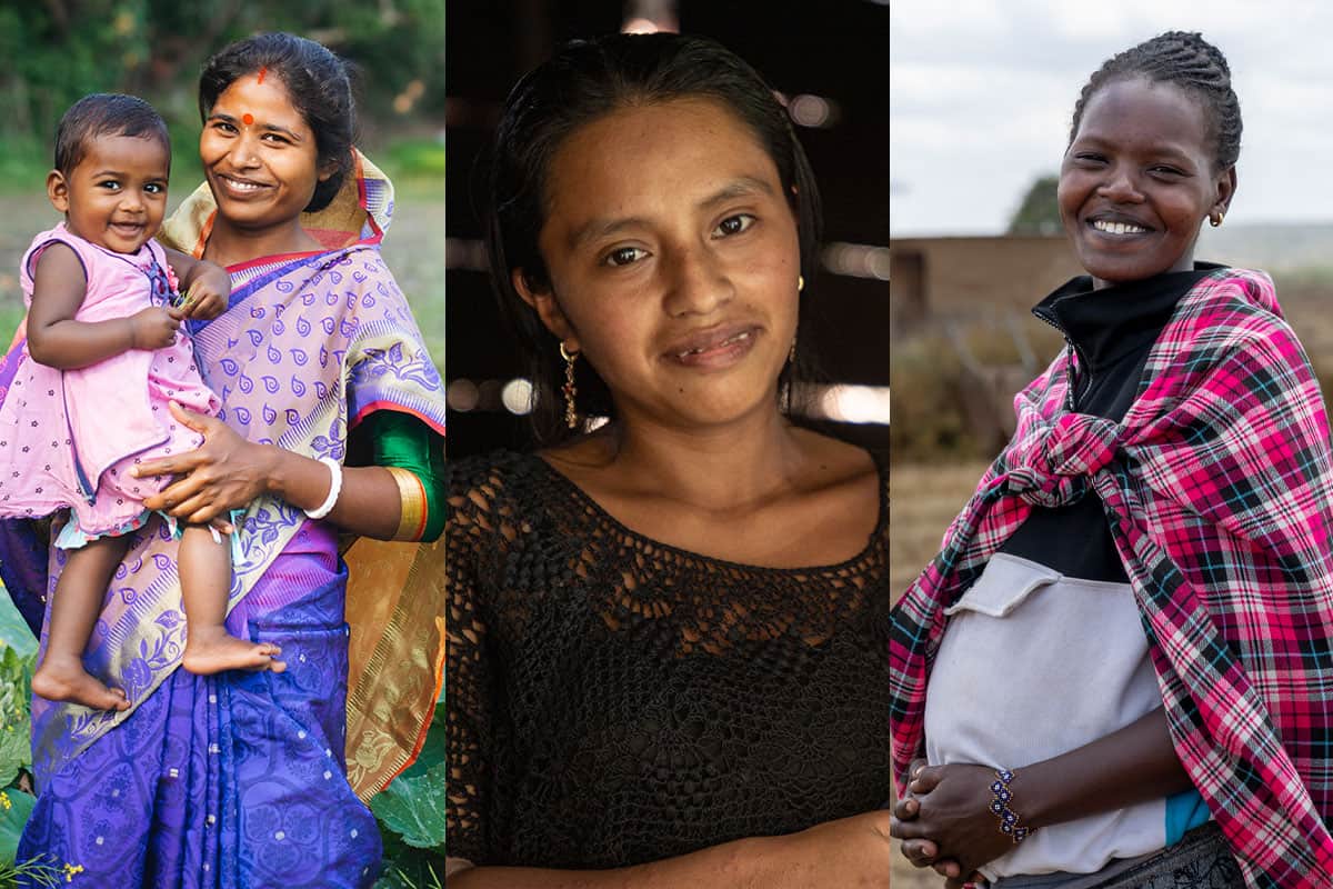 espoir : portrait de trois mamans bénéficiaires du programme de survie de Compassion.